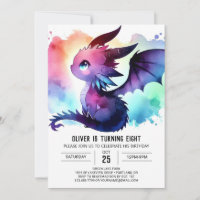 Mysteriöser Drache Geburtstag individuell anpassba