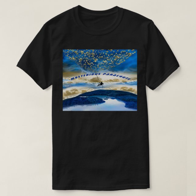 Mysteriöser Fallschirm T-Shirt (Design vorne)