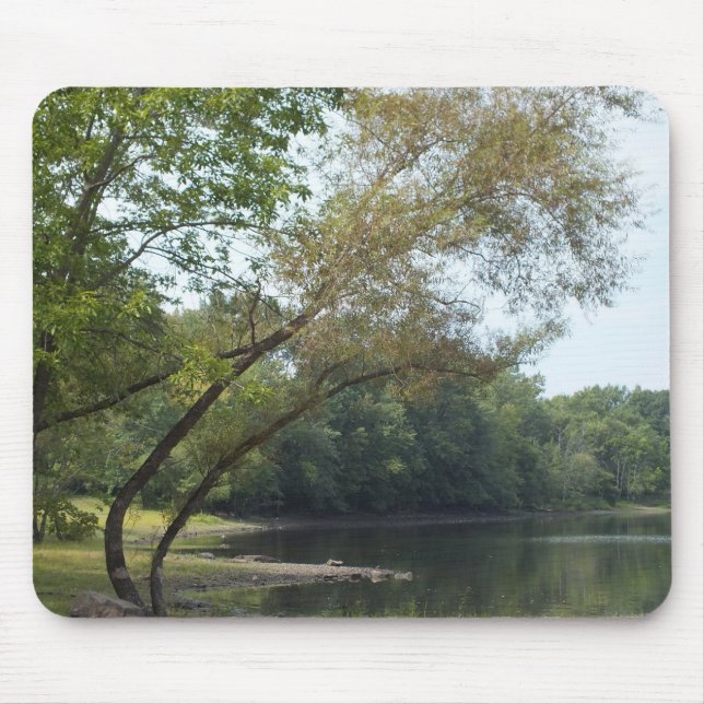 Mysteriöser Holzmousepad Mousepad (Vorne)