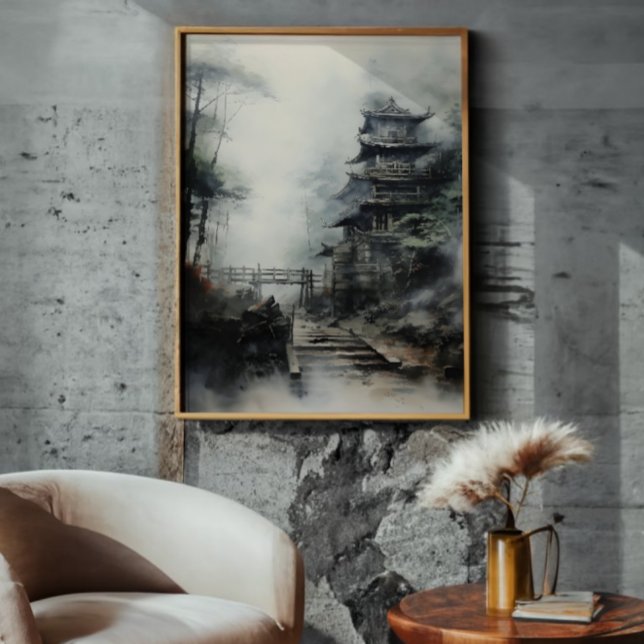 Mysteriöser japanischer Tempel Fotodruck (Von Creator hochgeladen)