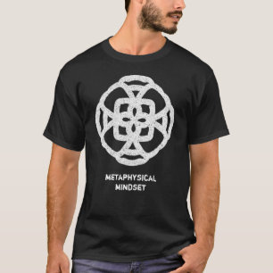 Mysteriöser metaphysischer Kreis mit eigenem Text T-Shirt