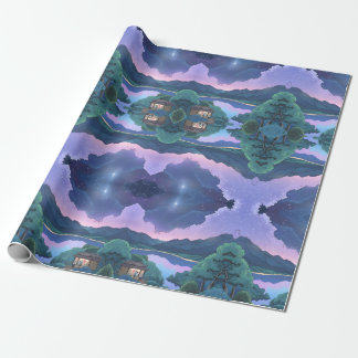 Mysteriöser nächtlicher Himmel - Wrapping Paper Geschenkpapier