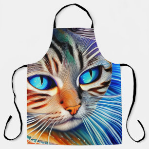 Mysteriöser Surrealismus der Katze Schürze