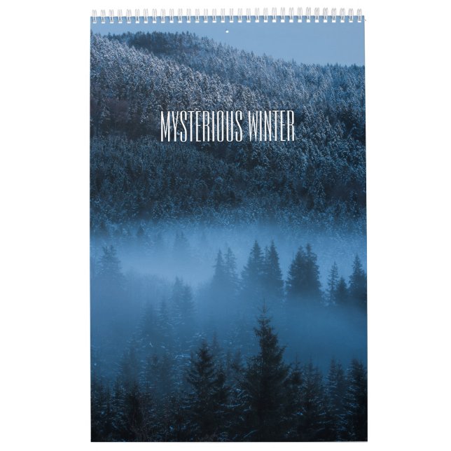 Mysteriöser Winterlandschaftskalender Foto Kalender (Titelbild)