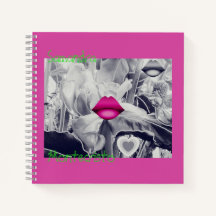 Mysteriöses Hören und Nehmen Sie Notizen Spiral-No