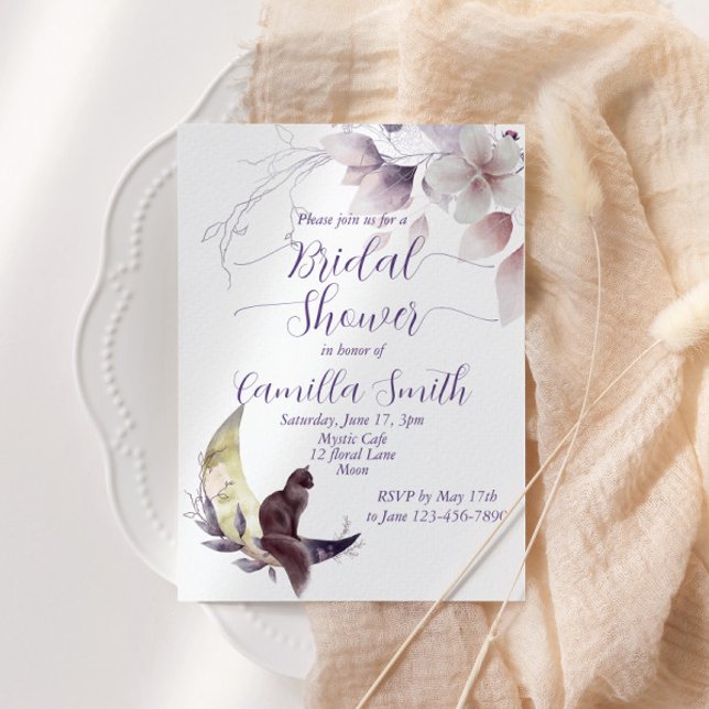 Mysteriöses Mondgarten-Brautparty Einladung (Von Creator hochgeladen)