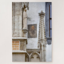 Mysteriöses Portrait auf dem Rathaus, Bratislava