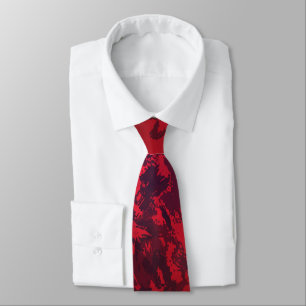 Mysteriöses rotes Design Krawatte