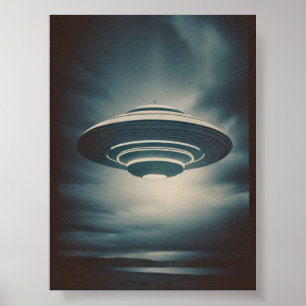 Mysteriöses UFO Poster