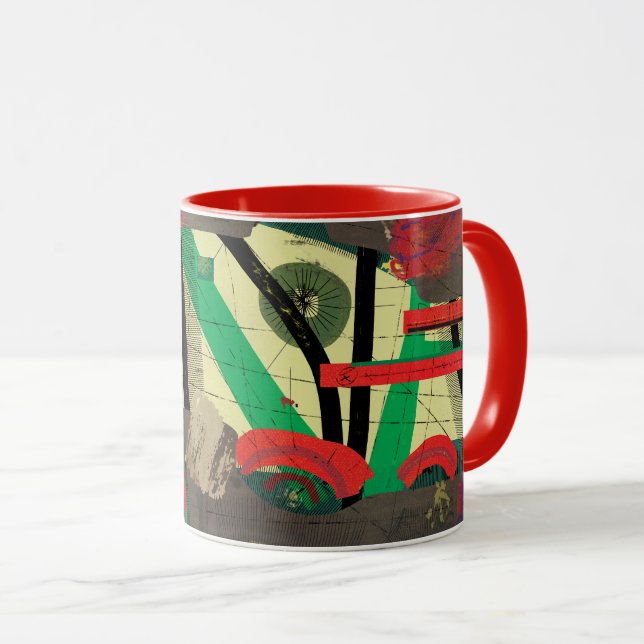 Mysterioso Moderne Kunst Tasse (VorderseiteRechts)