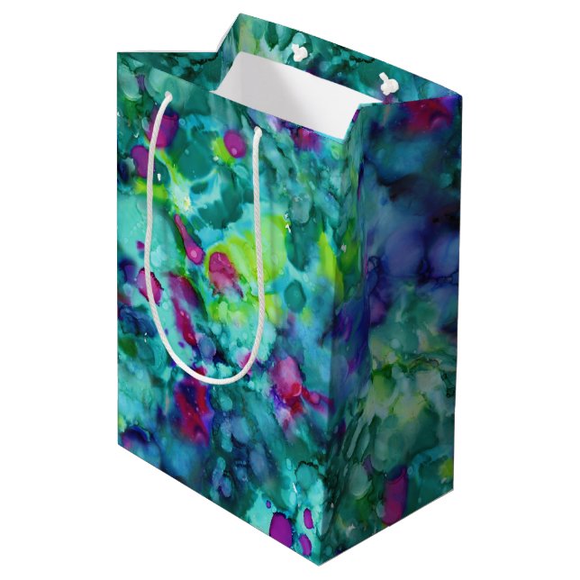 mysterious fathoms below : mittlere geschenktüte (Rückseite Schrägansicht)