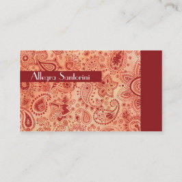 Mysterious Paisley Visitenkarte