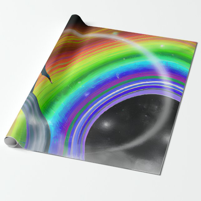 Mysterium am interdimensionalen Stargate Geschenkpapier (Ungerollt)