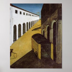 Mysterium und Melancholie von Giorgio de Chirico Poster