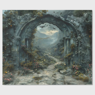 Mystery Arch Vampirecore Halloween Gothic Geschenkpapier
