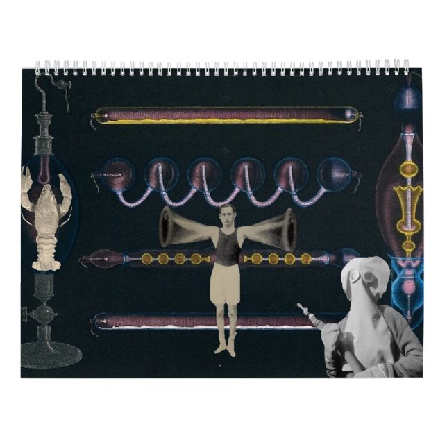 Mystery Collage Calendar II Kalender (Rückseite)