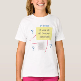 Mystery Cristery Solving Evidence Board Geburtstag T-Shirt