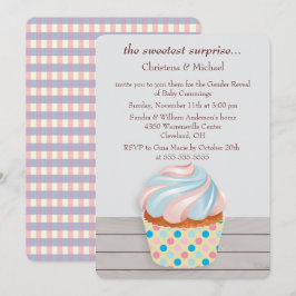Mystery Cupcake Gender Offenlegung Einladung