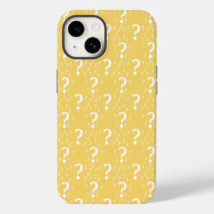 Mystery Fragezeichen Rätsel Puzzle gelb iPhone 14 Hülle