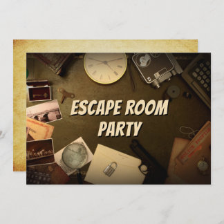 Mystery Game Escape Room Party Einladung Geburtsta
