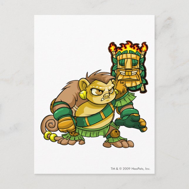 Mystery Island Team Captain 1 Postkarte (Vorderseite)