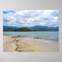 Mystery Island Vanuatu Beach Landschaft Poster