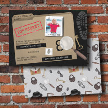 Mystery Kids Secret Agent Spy Detection Geburtstag