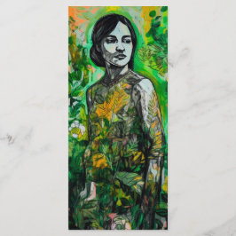 Mystery Lady Lesezeichen Menükarte