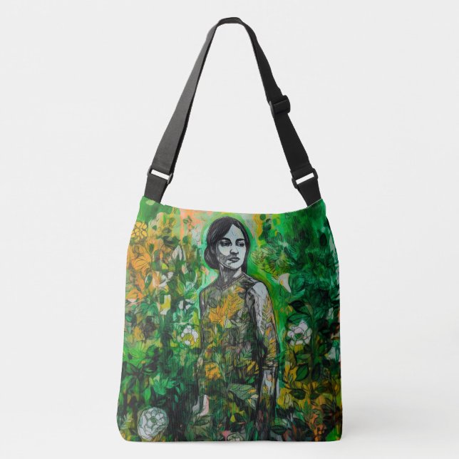 Mystery Lady Tragetaschen Mit Langen Trägern (Vorderseite)