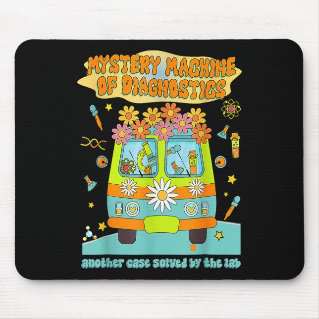 Mystery Machine Diagnostics Women Labrador Tech La Mousepad (Vorne)