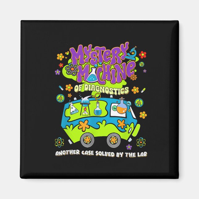Mystery Machine of Diagnostics Labrador Week 2025  Magnet (Vorne)