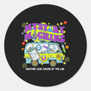 Mystery Machine of Diagnostics Labrador Week 2025 Runder Aufkleber