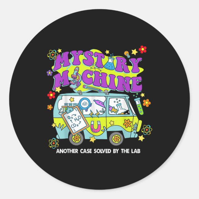 Mystery Machine of Diagnostics Labrador Week 2025  Runder Aufkleber (Vorderseite)