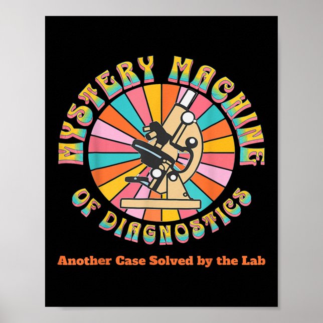 Mystery Machine of Diagnostics Retro Labrador Week Poster (Vorne)