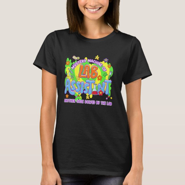 Mystery Machine of Labrador Assistant Labrador Wee T-Shirt (Vorderseite)