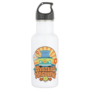 Mystery Machine Van Floral Graphic Edelstahlflasche