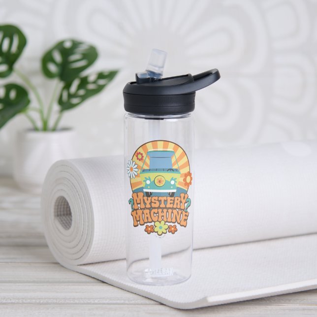 Mystery Machine Van Floral Graphic Trinkflasche (Yoga)