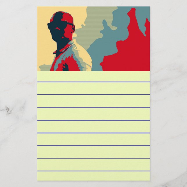 Mystery Man Stationery Briefpapier (Vorderseite)