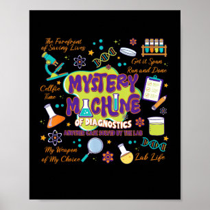 Mystery-Maschine des Diagnostiklabors Woche 2025 M Poster