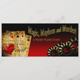 Mystery METALLIC ICE Las Vegas Deluxe FZ Einladung