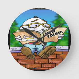 Mystery Of Humpty Dumpty Rick London Gifts Runde Wanduhr