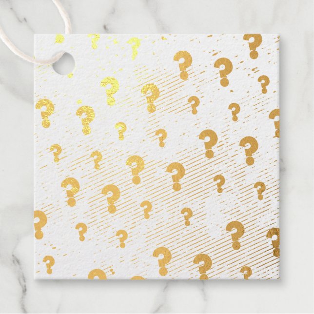 Mystery-Party Geschenkanhänger (Vorderseite)