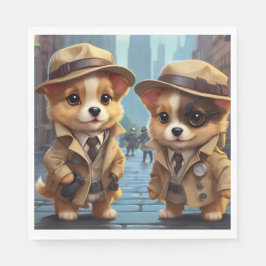 Mystery Party Pups Serviette