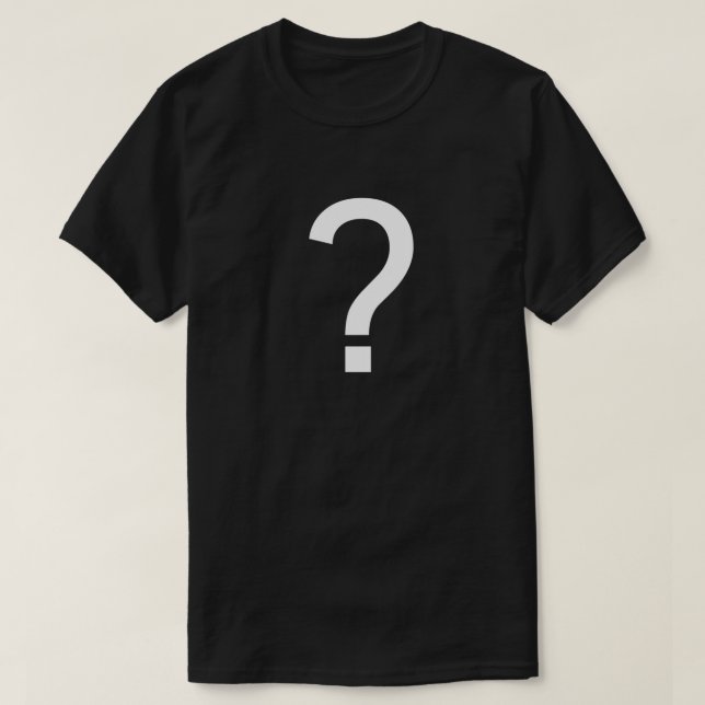 Mystery Shirt - Fragezeichen Classic T - Shirt.png (Design vorne)