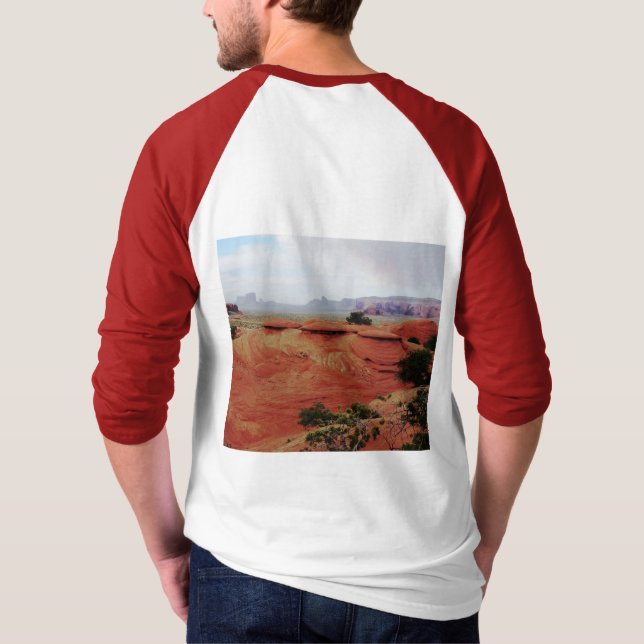 Mystery Valley Südwesten 3/4 Seehecht Raglan Shirt (Rückseite)