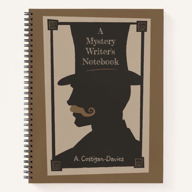 Mystery Writer Villain Notebook Notizbuch (Vorderseite)