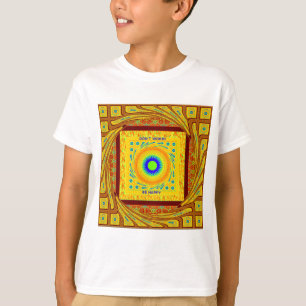 Mystic African Eye Wall Art: Ein Cyan-Blick T-Shirt