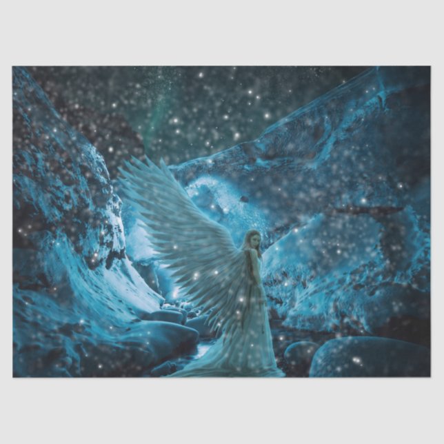 Mystic Angel Decoupage Seidenpapier (Vorderseite)