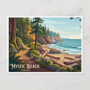 Mystic Beach Trail Sooke Kanada Postkarte