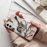 Mystic Bird of Peace Samsung Galaxy Case iPhone 14 Pro Max Hülle<br><div class="desc">Vogel auf einem Zweig mit einem Friedensbanner unter ihm.</div>